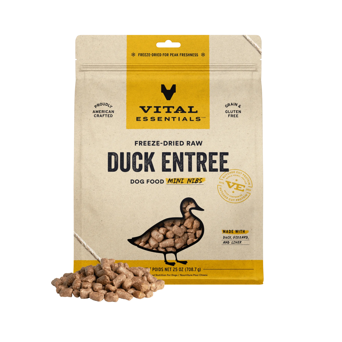Vital Essentials Freeze-Dried Raw Mini Nibs Dog Treats