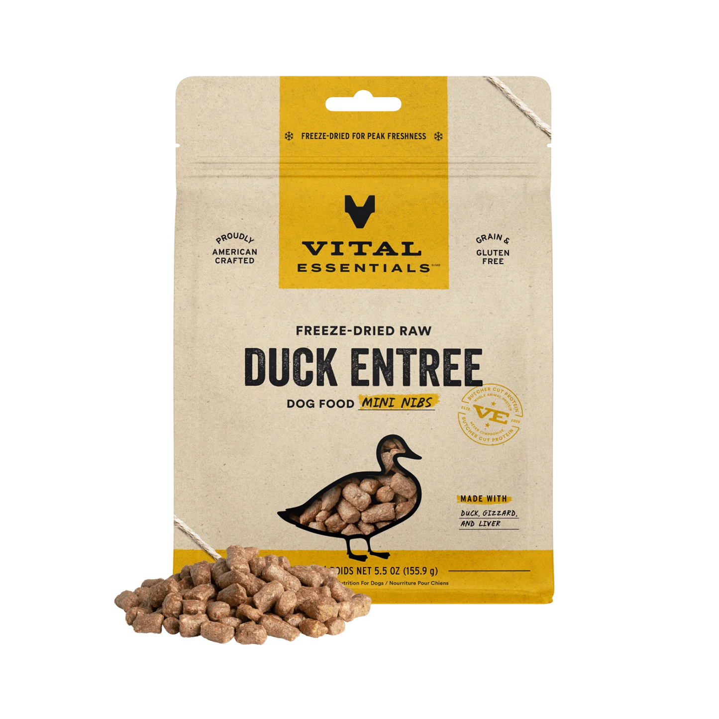 Vital Essentials Freeze-Dried Raw Mini Nibs Dog Treats