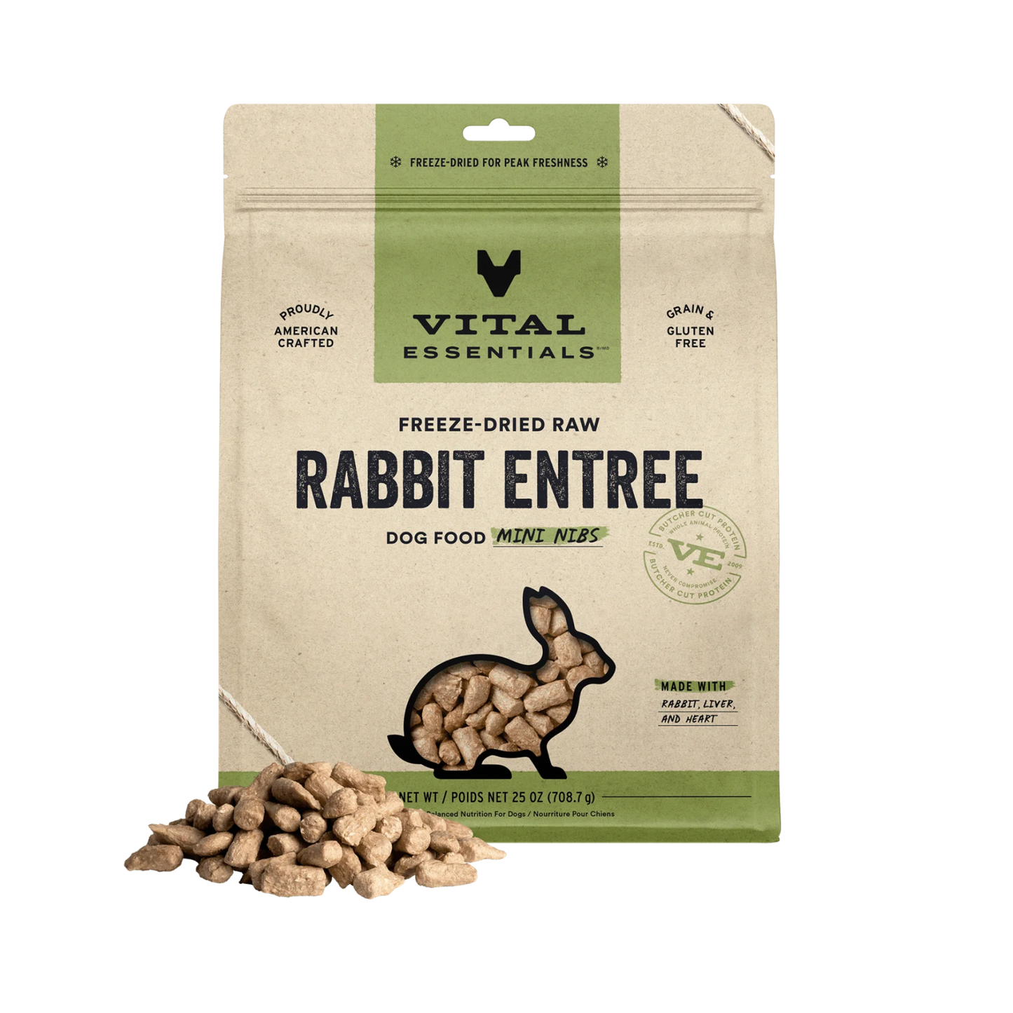 Vital Essentials Freeze-Dried Raw Mini Nibs Dog Treats