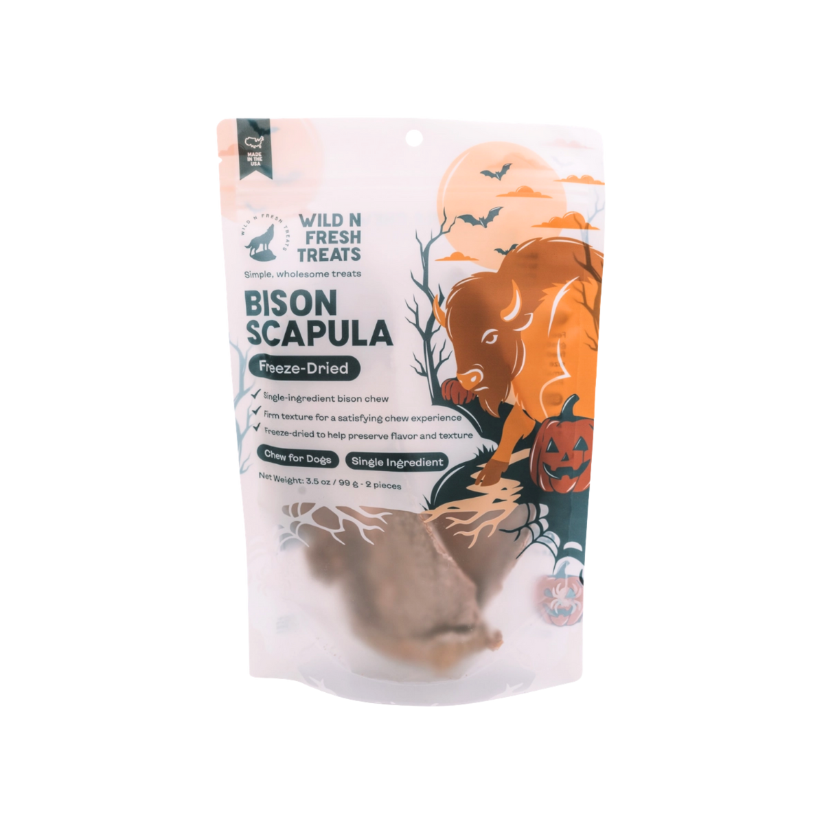 Wild N Fresh Freeze-Dried Bison Scapula, 3.5oz