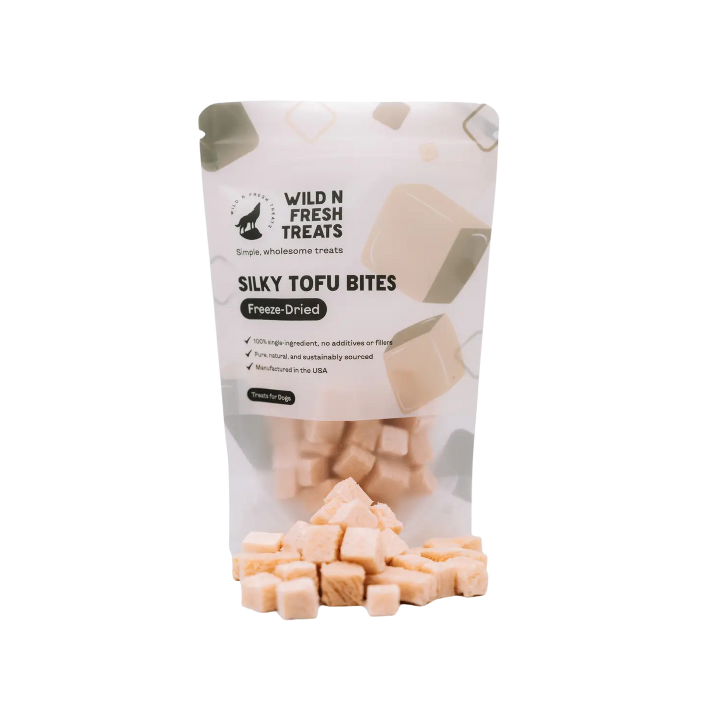 Wild N Fresh Freeze-Dried Silky Tofu Bites for Dogs