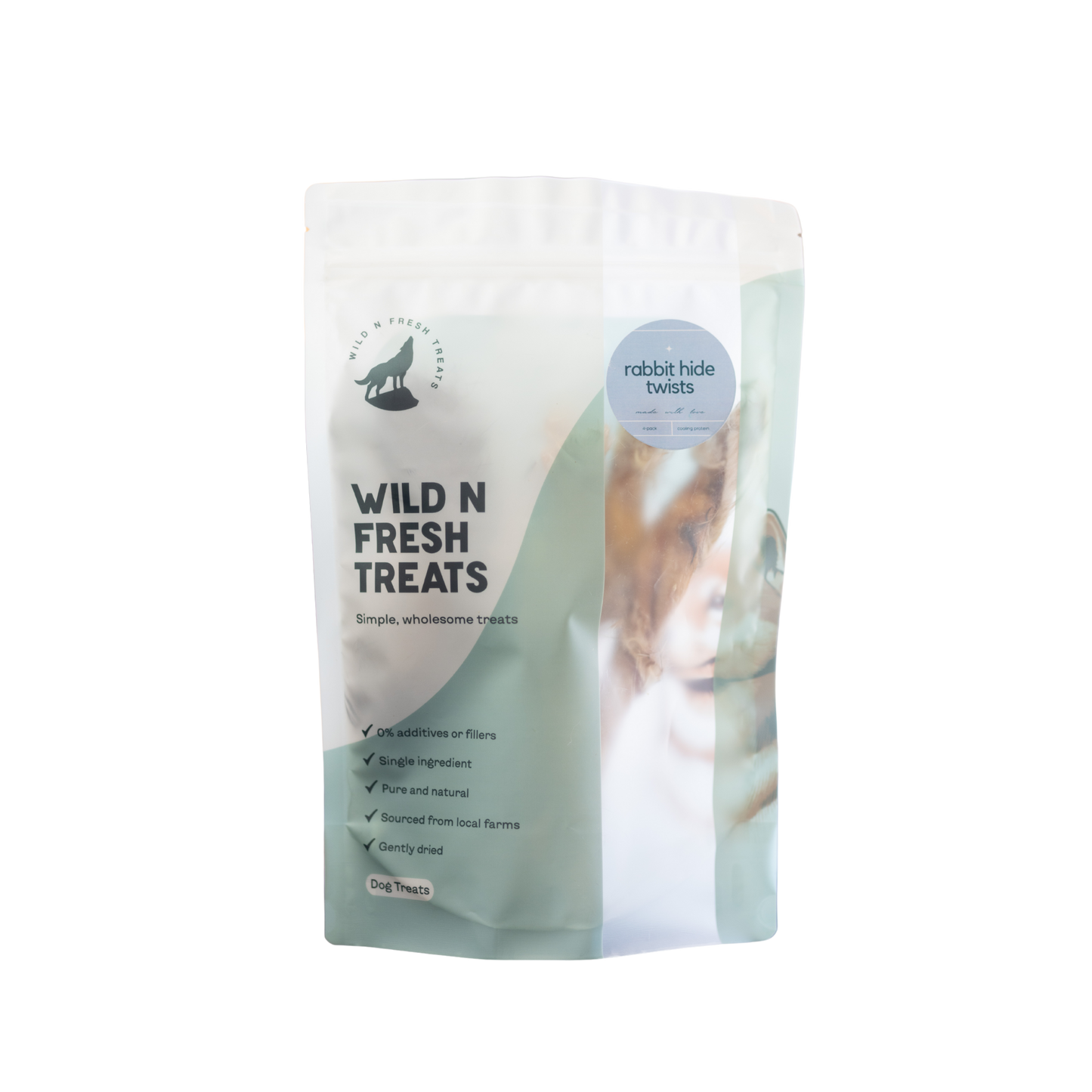 Wild N Fresh Rabbit Hide Twists