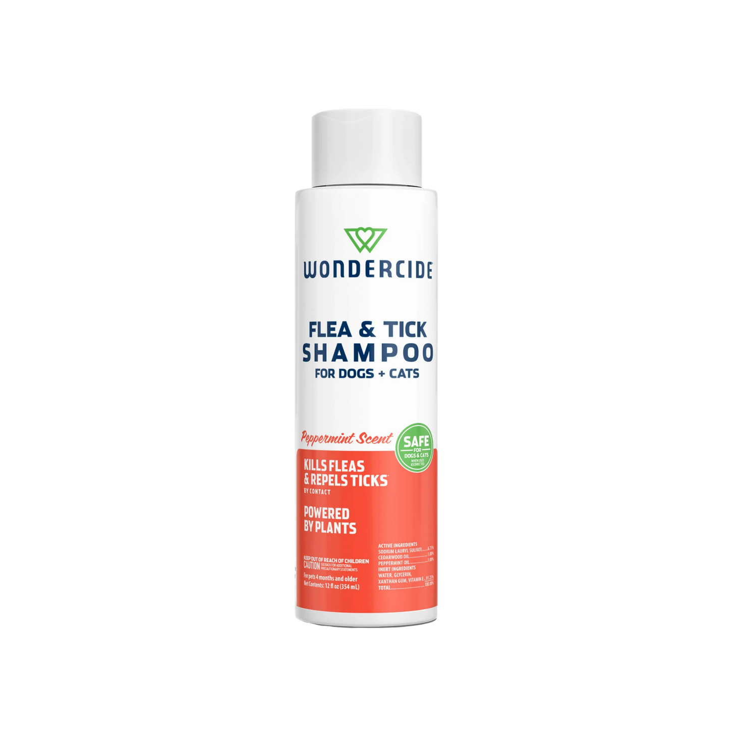 Wondercide Flea & Tick Shampoo for Dogs + Cats with Natural Essential Oils