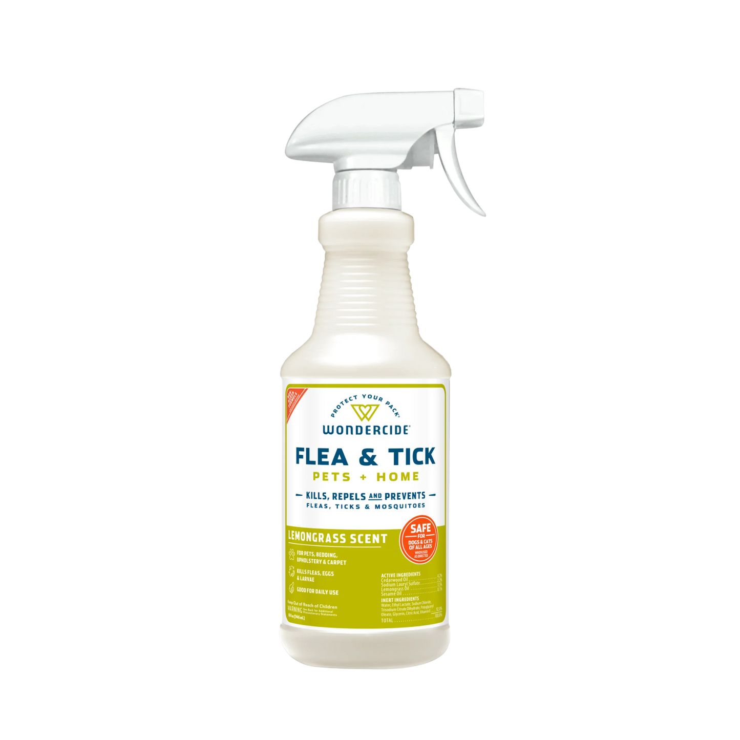 Wondercide Flea & Tick Spray for Pets + Home with Natural Essential Oils