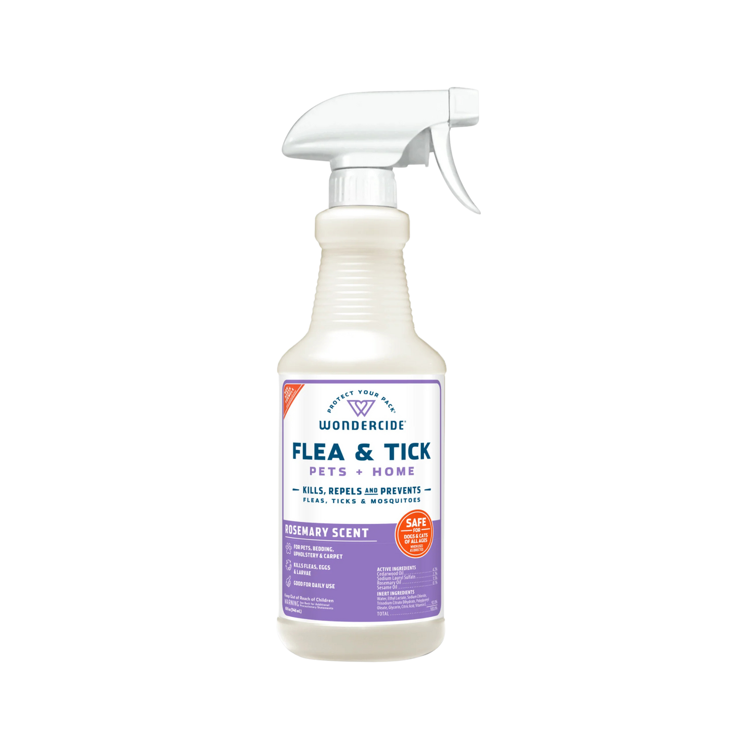 Wondercide Flea & Tick Spray for Pets + Home with Natural Essential Oils