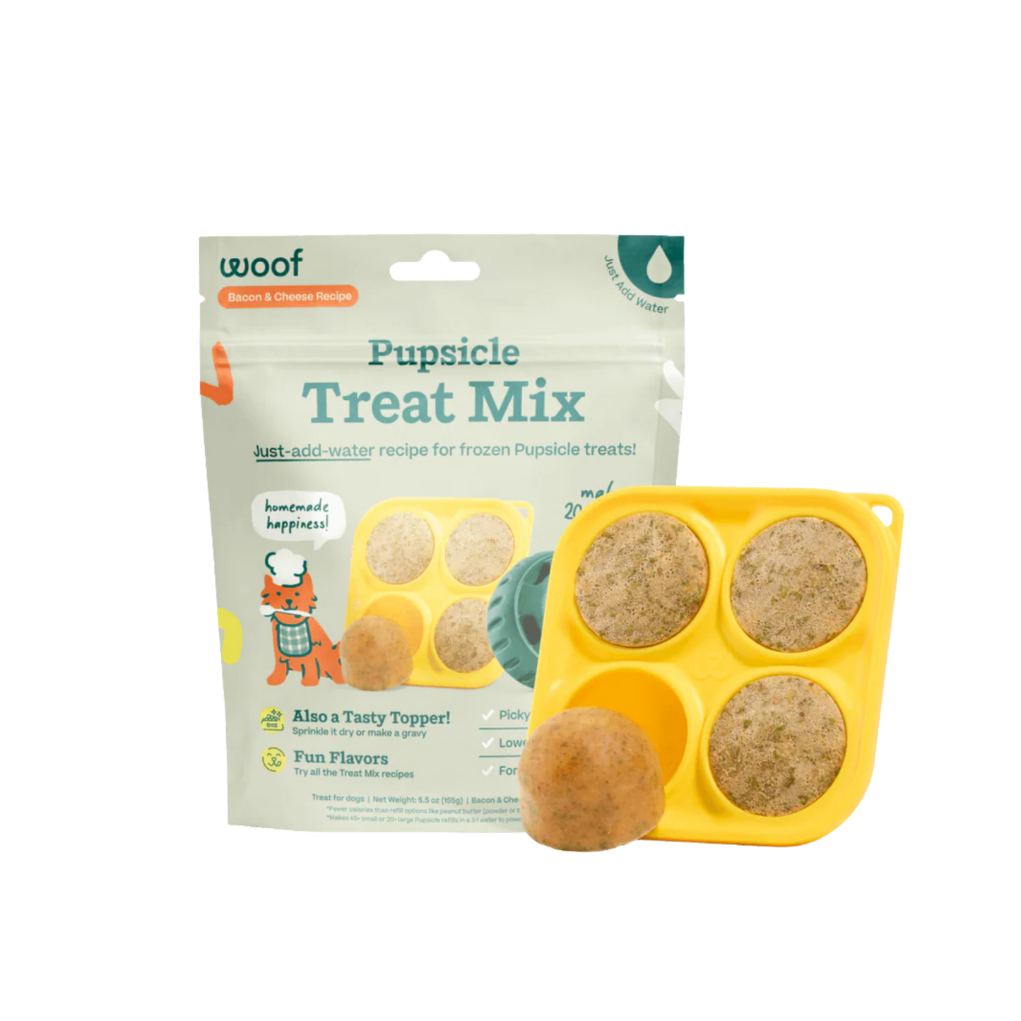 Woof Bacon & Cheese Pupsicle Mix
