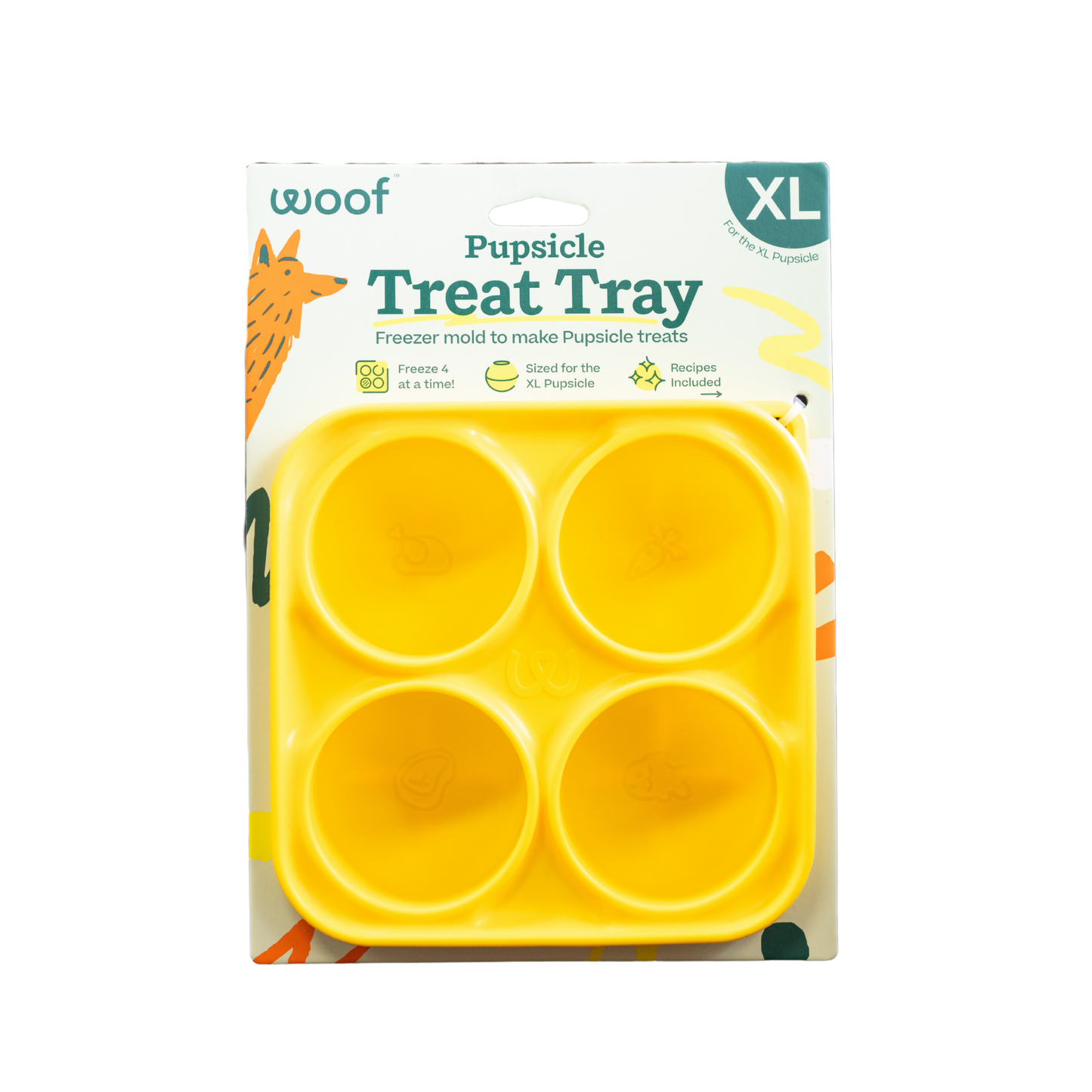 Woof Pupsicle Treat Tray