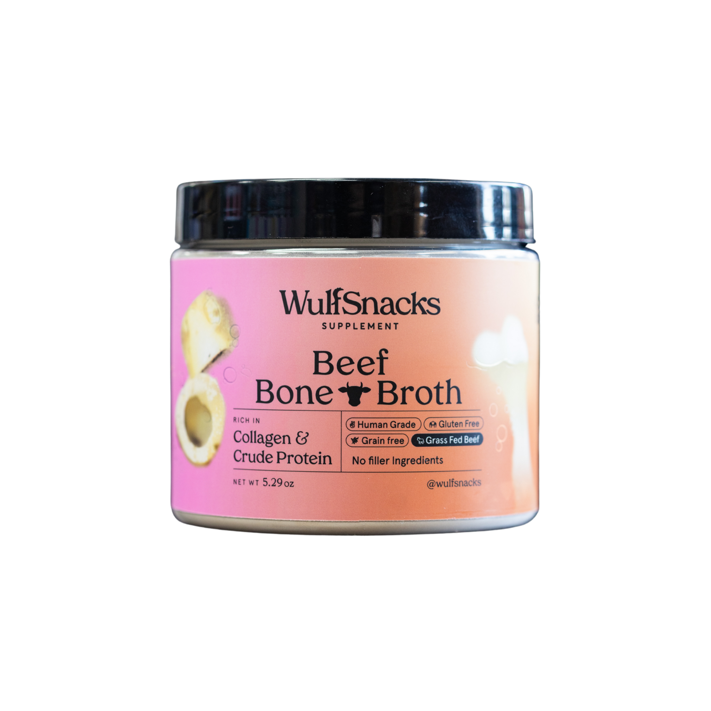 WulfSnacks Beef Bone Broth Powder