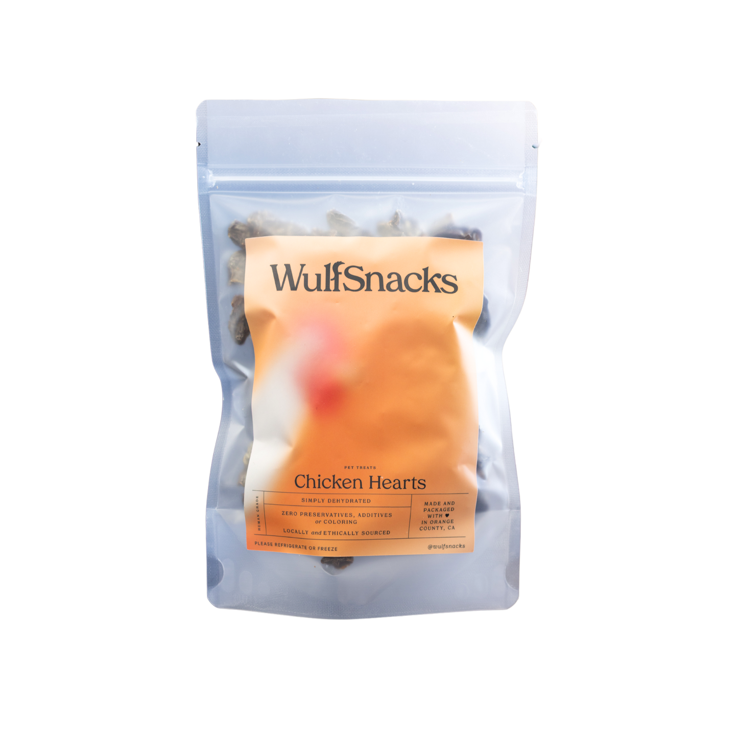 WulfSnacks Dehydrated Chicken Hearts