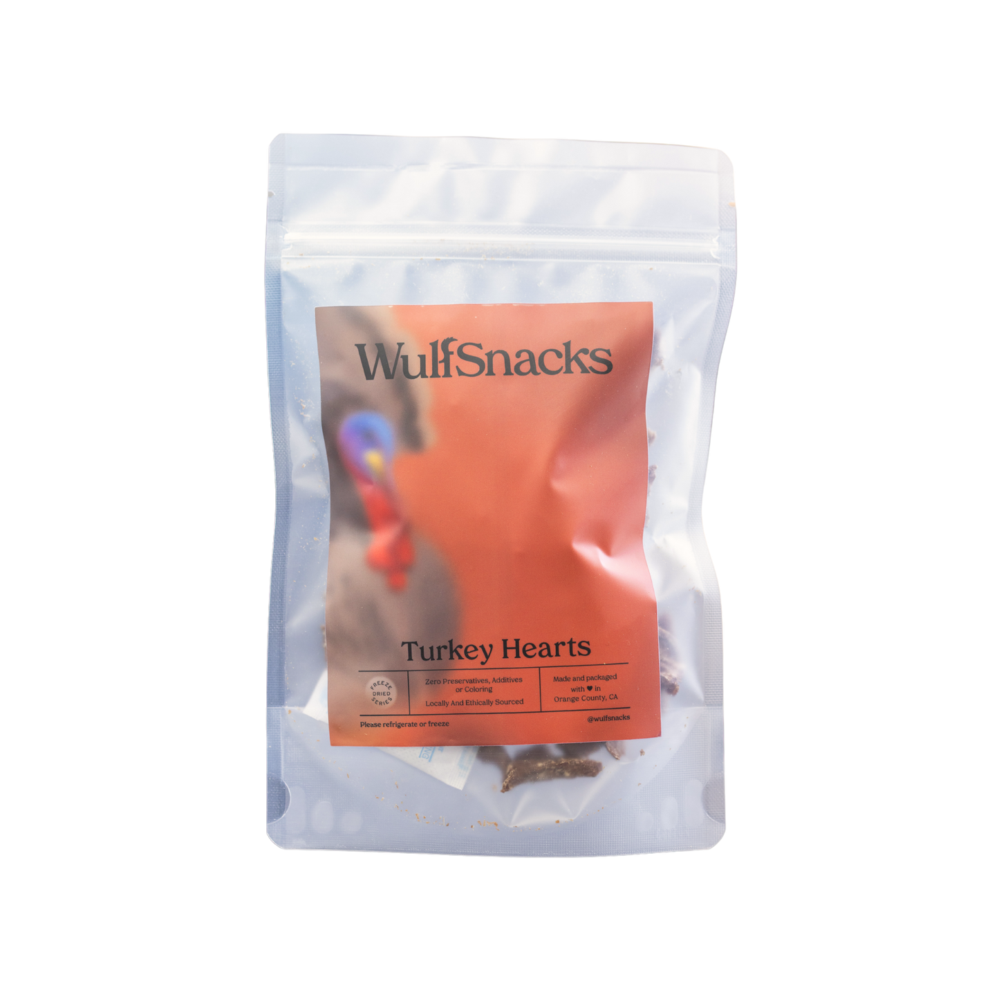 WulfSnacks Freeze-Dried Turkey Hearts