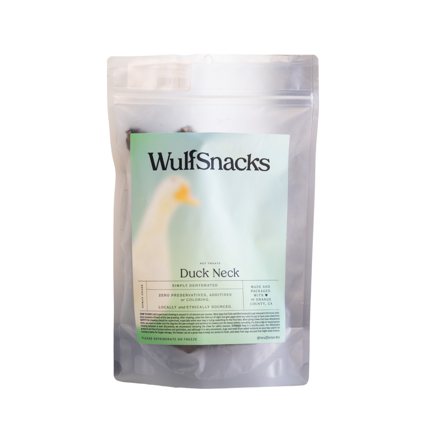 WulfSnacks Dehydrated Duck Necks