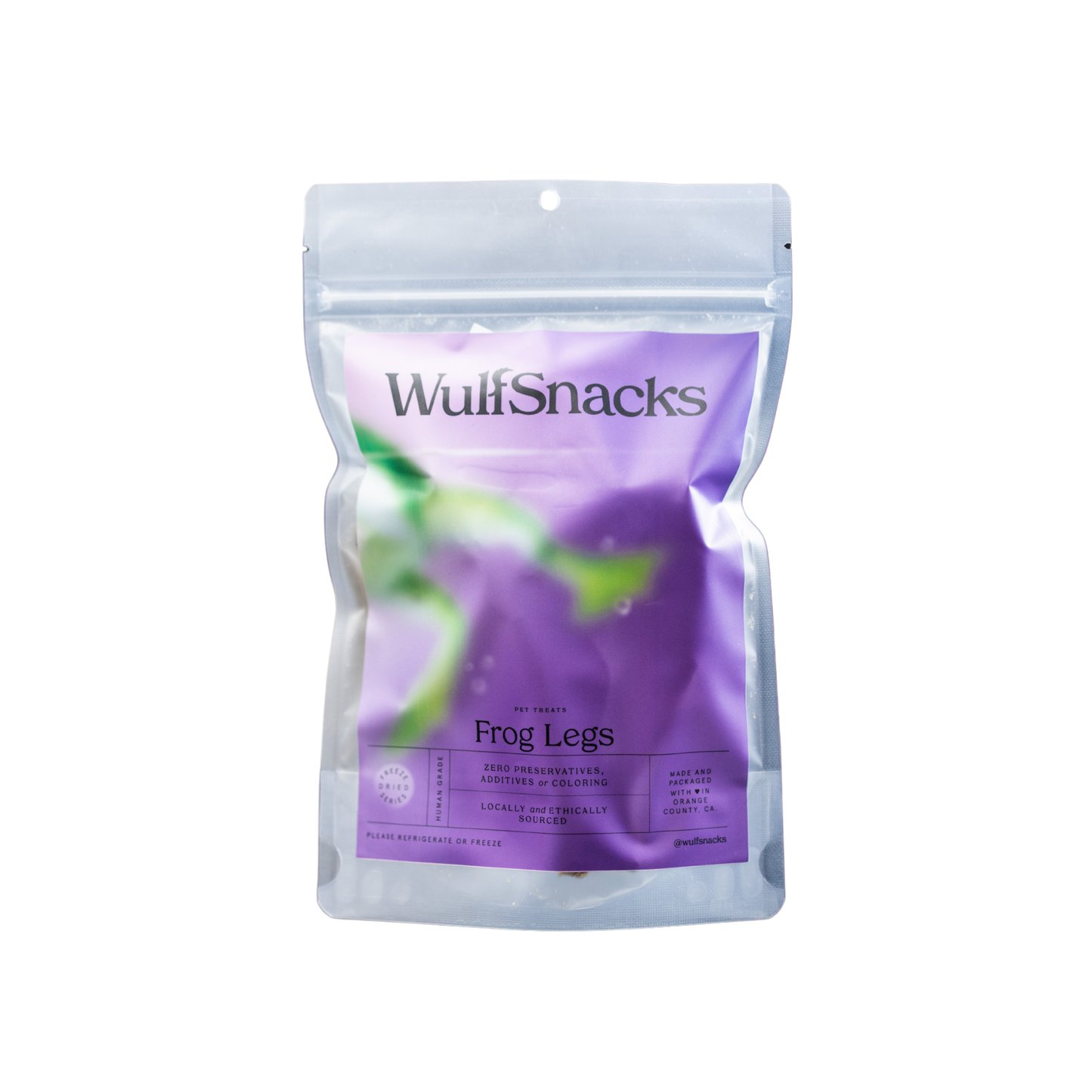 WulfSnacks Freeze-Dried Frog Legs