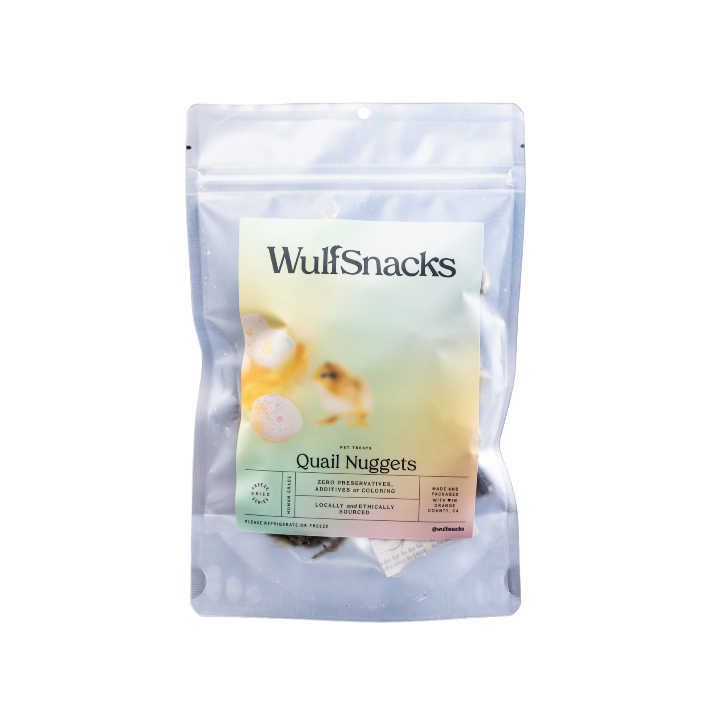 WulfSnacks Freeze-Dried Quail Nuggets