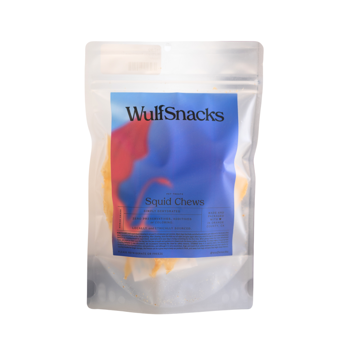 WulfSnacks Dehydrated Squid Chews