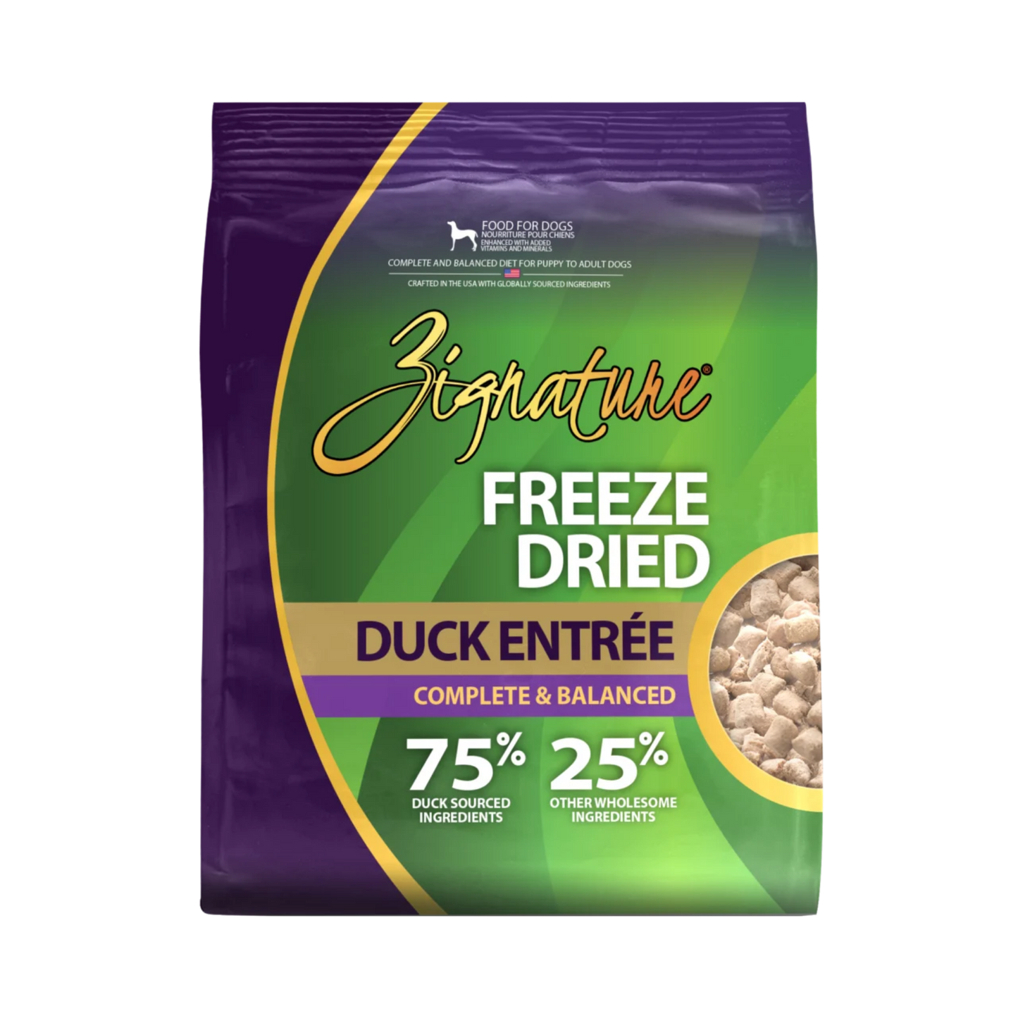 Zignature Freeze-Dried Duck Entrée
