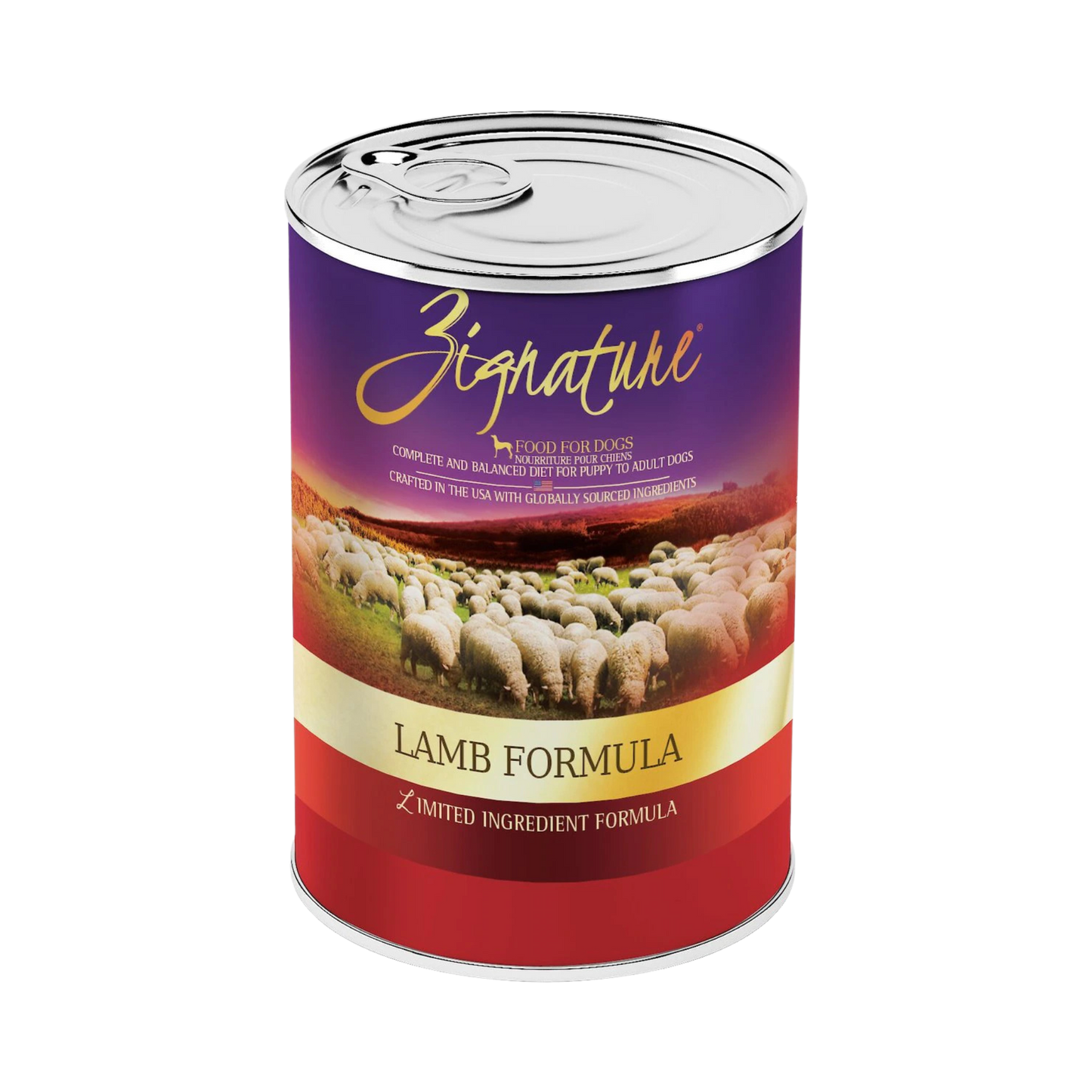 Zignature Lamb Formula Wet Dog Food