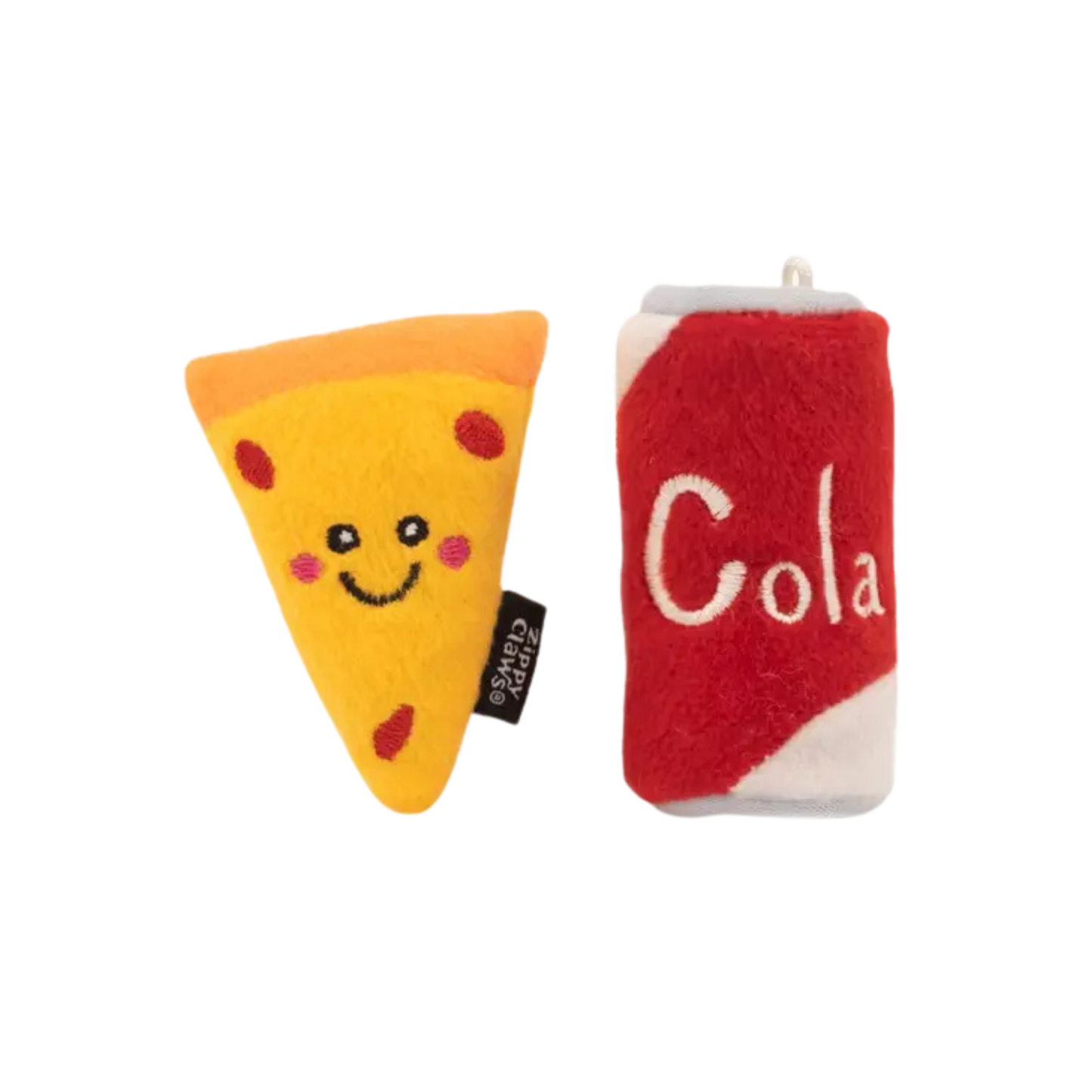 Zippy Claws Nomnomz Pizza and Cola Cat Toy