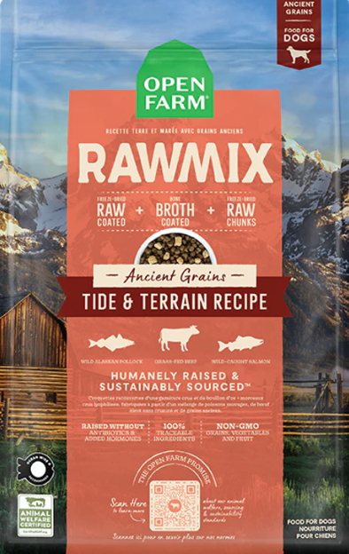 OPEN FARM RAWMIX Tide & Terrain Recipe Ancient Grains Dry Dog Food, 20 lb Bag