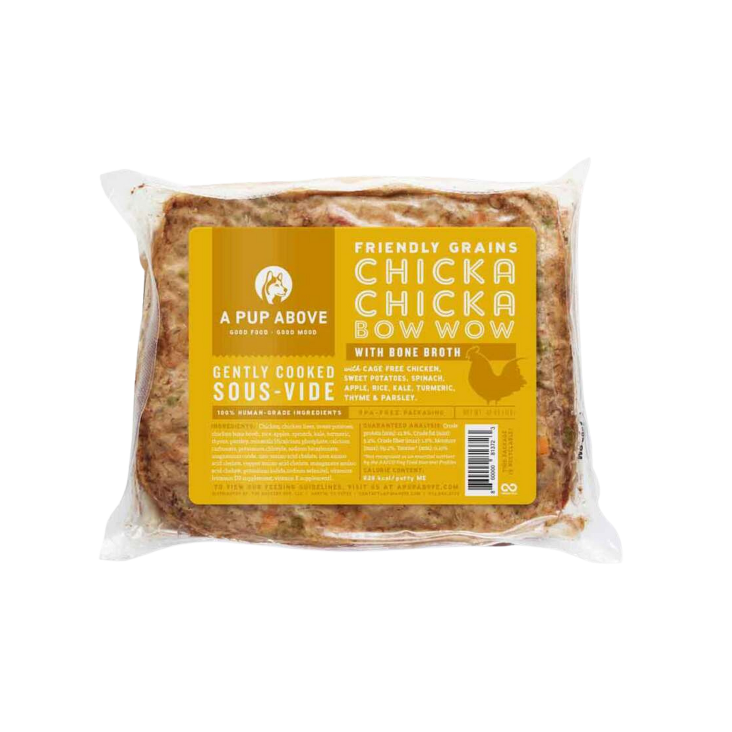 A Pup Above Chicka Chicka Bow Wow Gently Cooked Dog Food