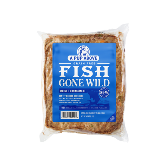 A Pup Above Fish Gone Wild Gently Cooked Dog Food