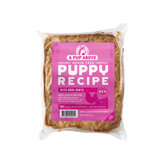 A Pup Above Puppy Recipe Gently Cooked Dog Food