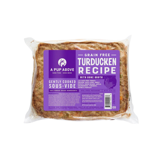 A Pup Above Turducken Recipe Gently Cooked Dog Food, 1lb