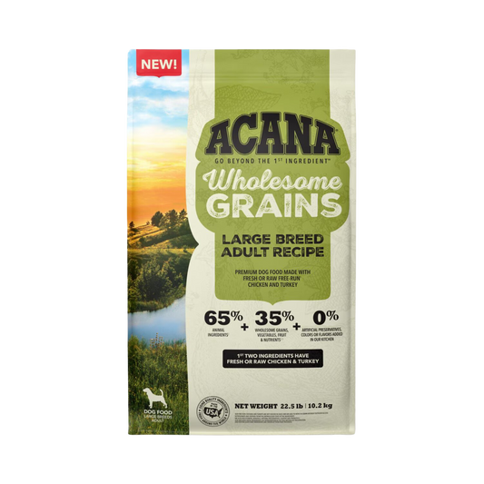 Acana Wholesome Grains, Large Breed Adult Recipe Dry Dog Food