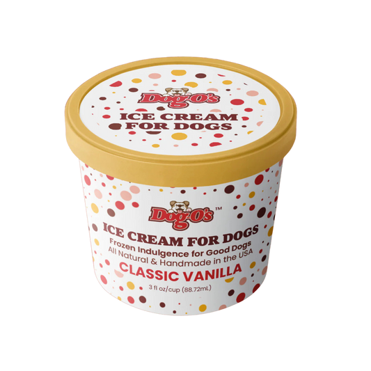 Big O's Classic Vanilla Ice Cream for Dogs