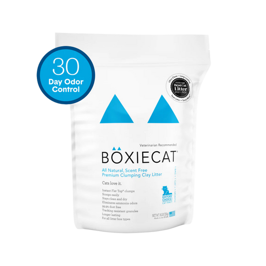 Boxiecat Unscented Natural Clumping Clay Litter, 16lb