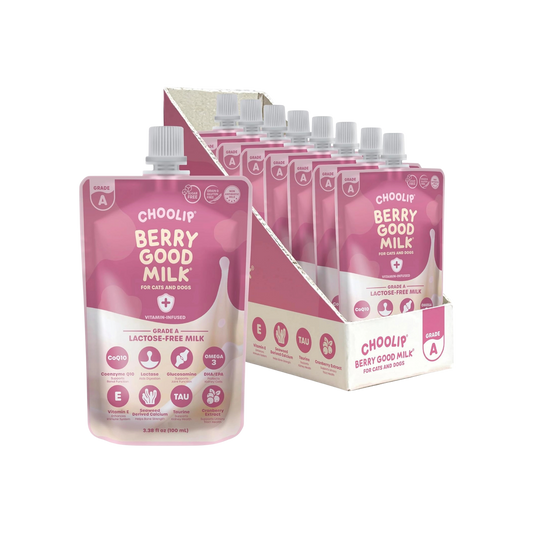 Choolip Berry Good Milk for Dogs & Cats Single Pouch, 3.38fl oz