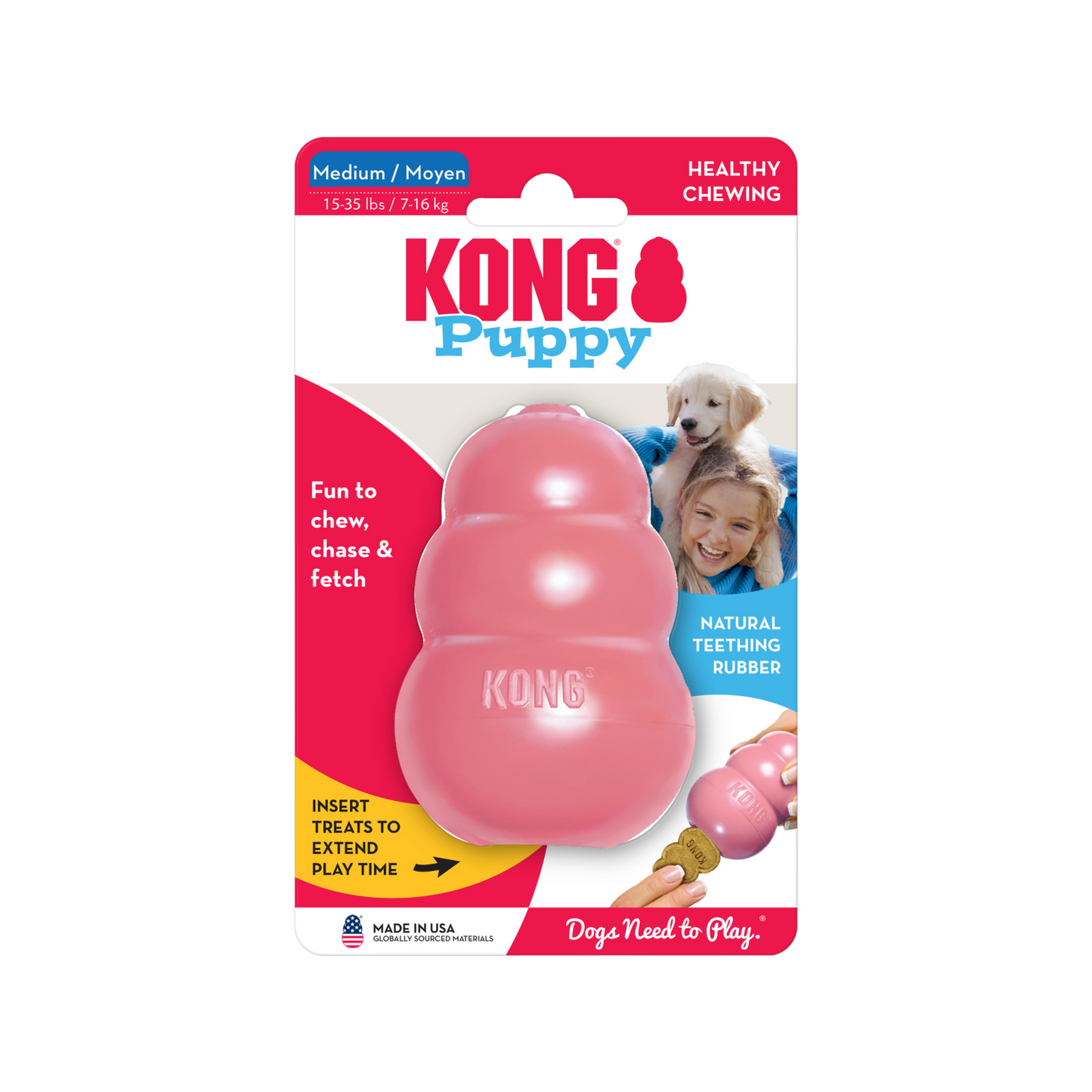 Kong Puppy Treat Enrichment Toy