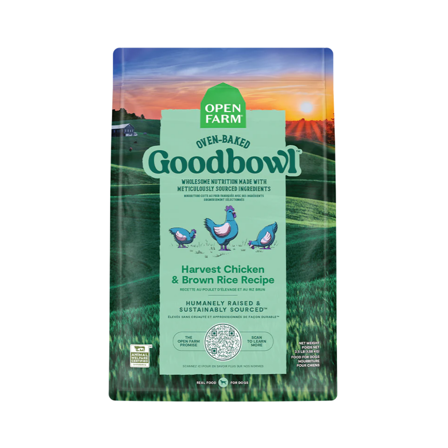 Open Farm Goodbowl Harvest Chicken & Brown Rice Recipe for Dogs