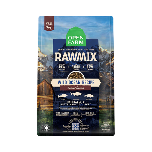 Open Farm Wild Ocean Ancient Grains RawMix Dry Dog Food