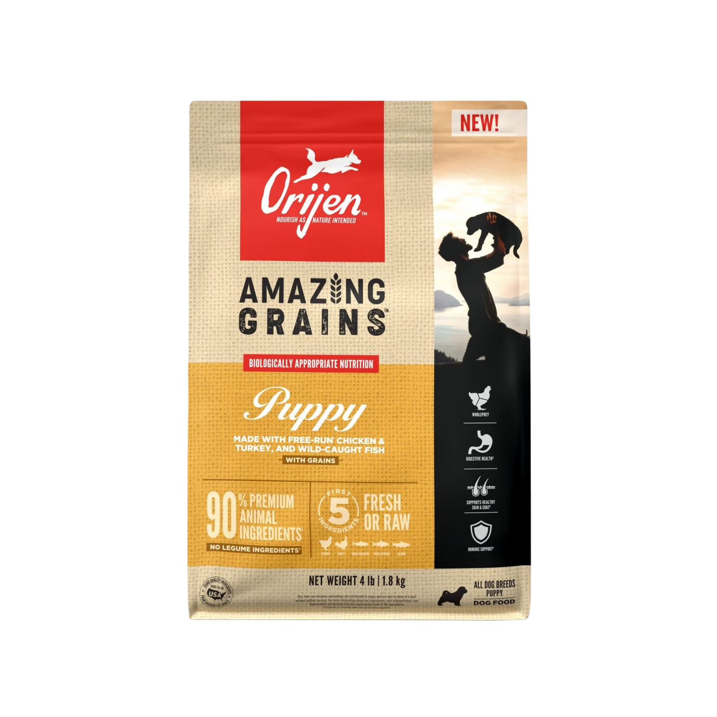 Orijen Amazing Grains Puppy Food Dry Dog Food