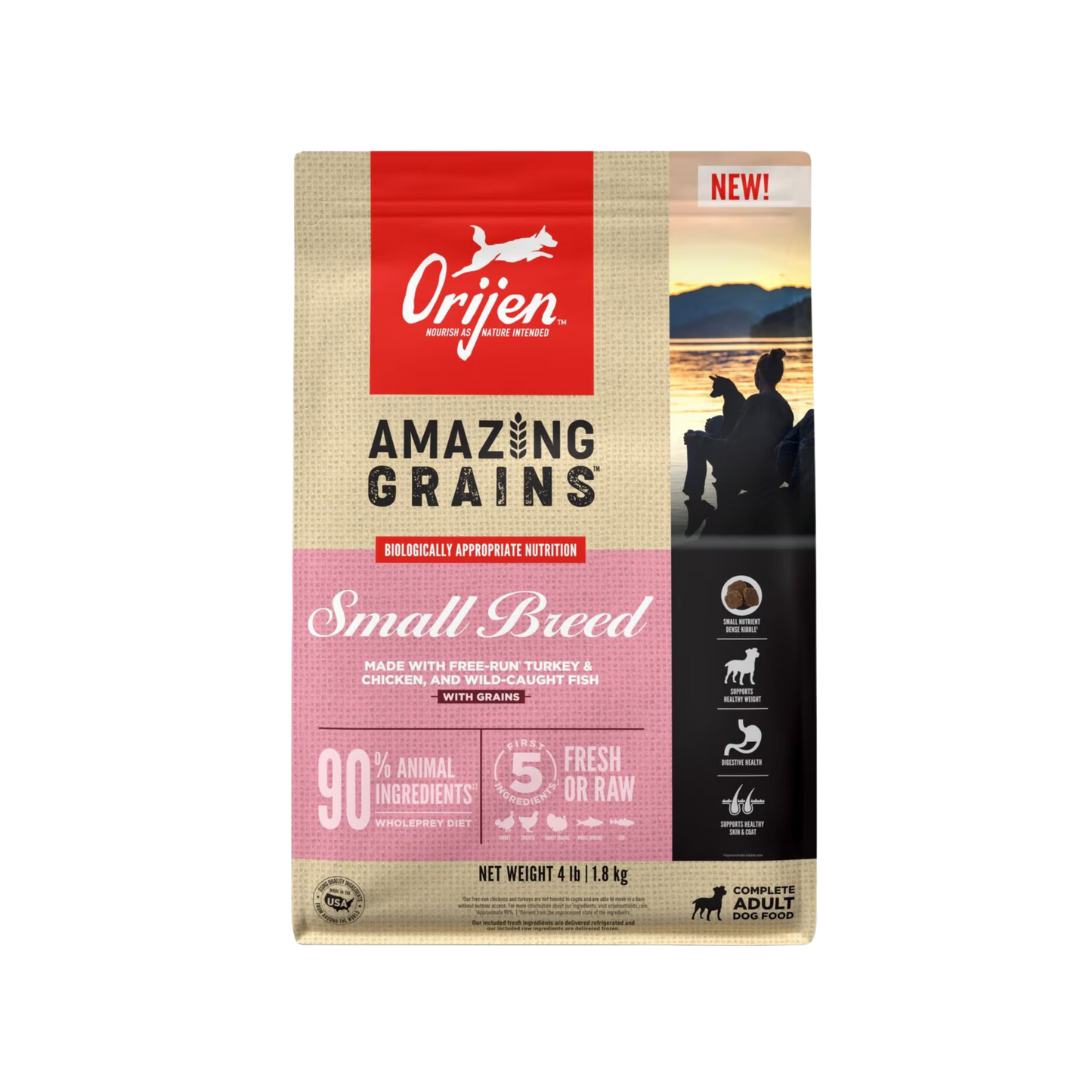 Orijen Amazing Grains Small Breed Dry Dog Food