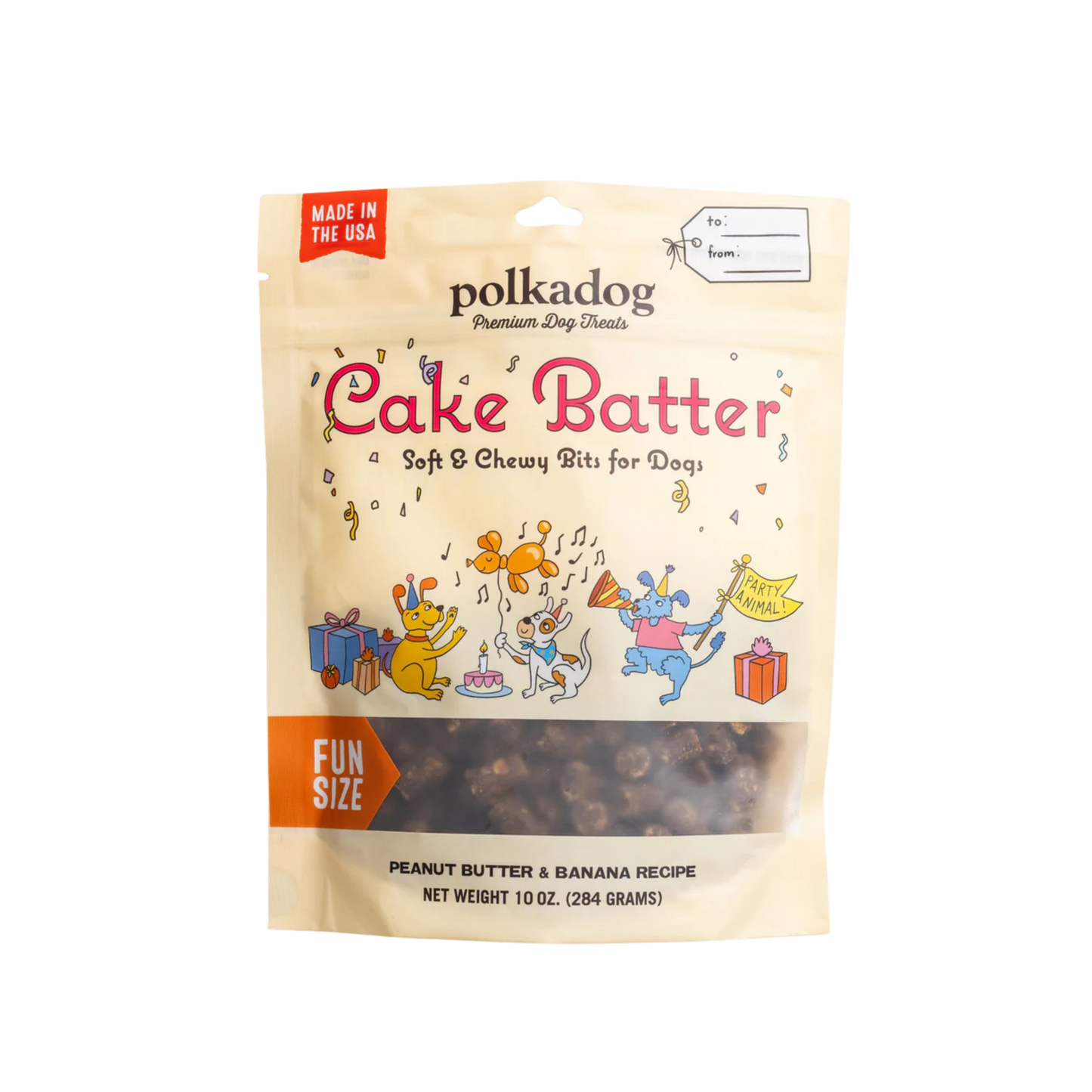 Polkadog Cake Batter Bites for Dogs
