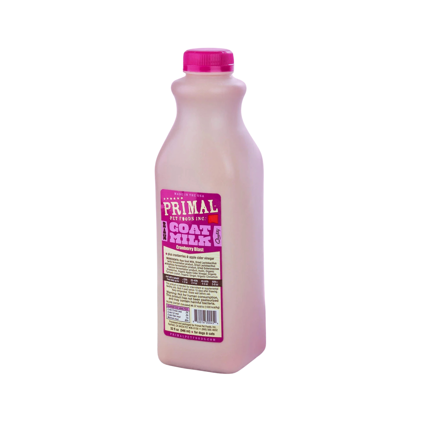 Primal Frozen Raw Goat Milk