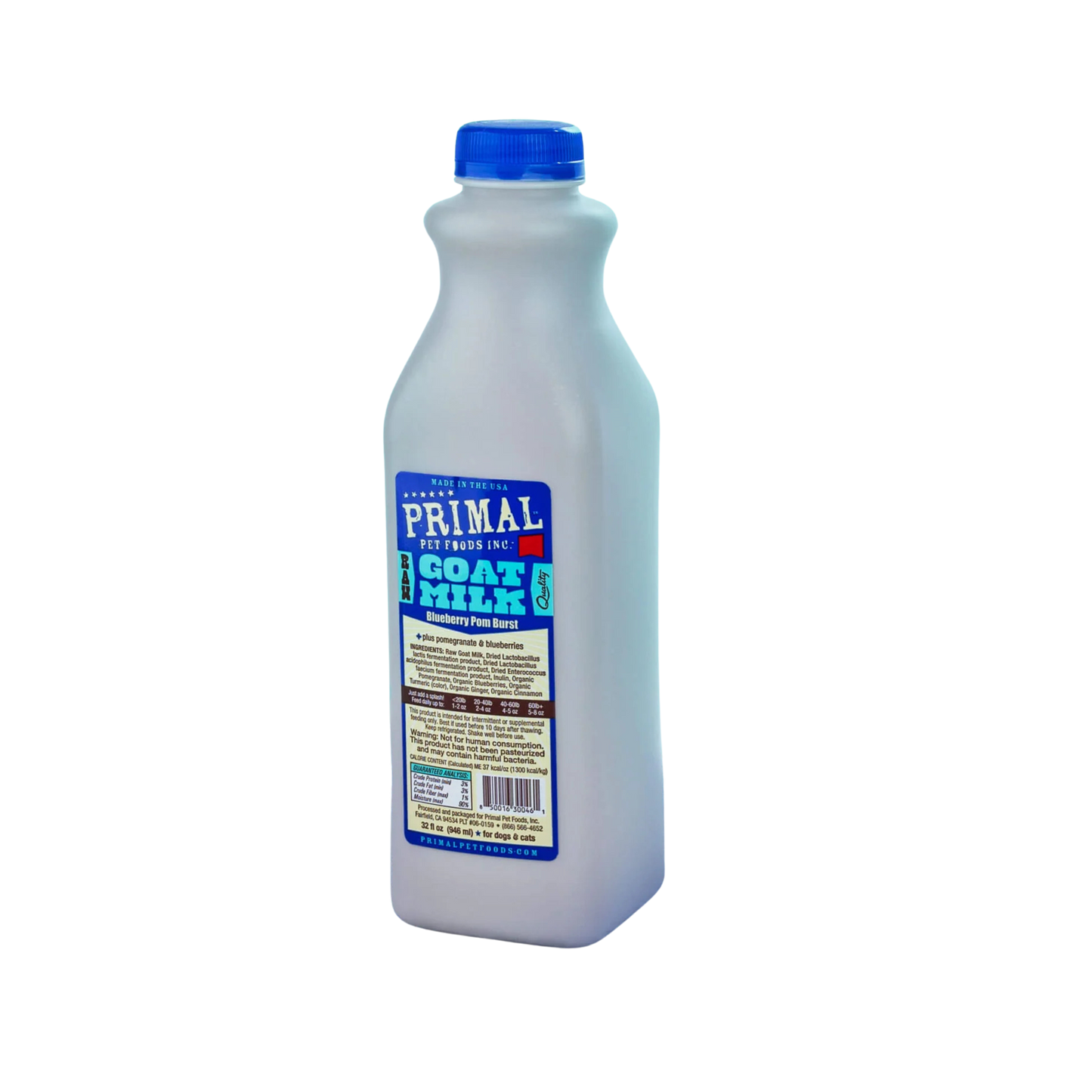 Primal Frozen Raw Goat Milk