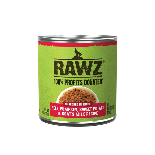 Rawz Shredded In Broth Wet Dog Food