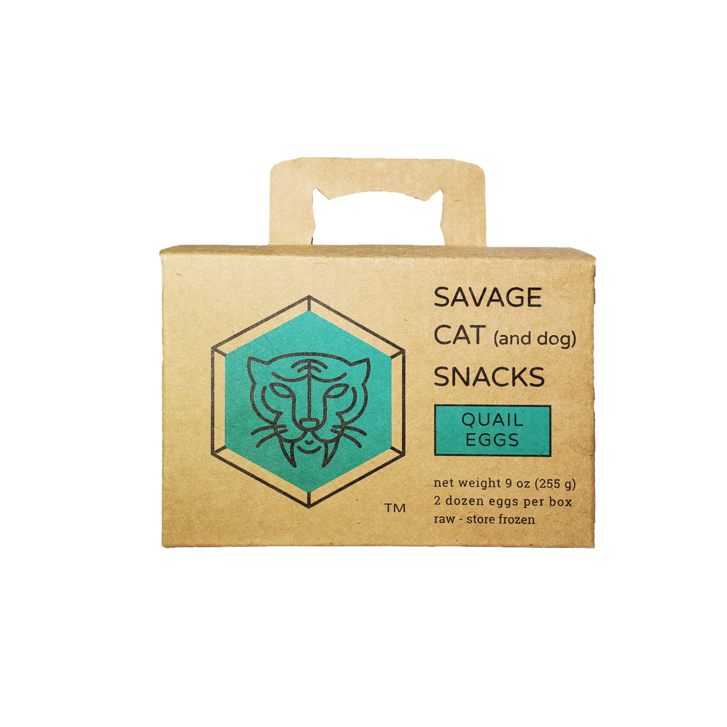 Savage Cat & Dog Two Dozen Raw Quail Eggs