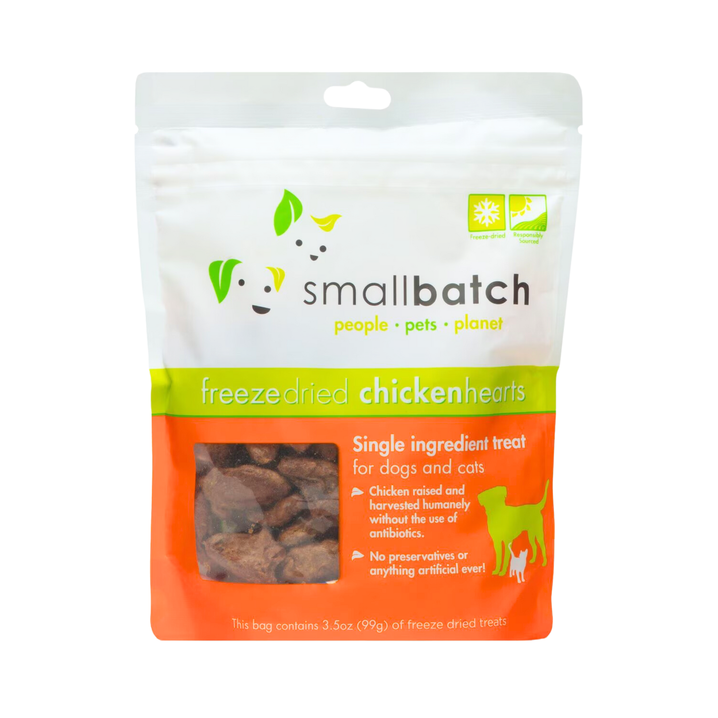 Smallbatch Freeze-Dried Chicken Hearts
