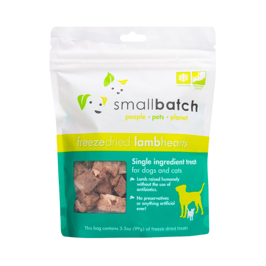 Smallbatch Freeze-Dried Lamb Hearts