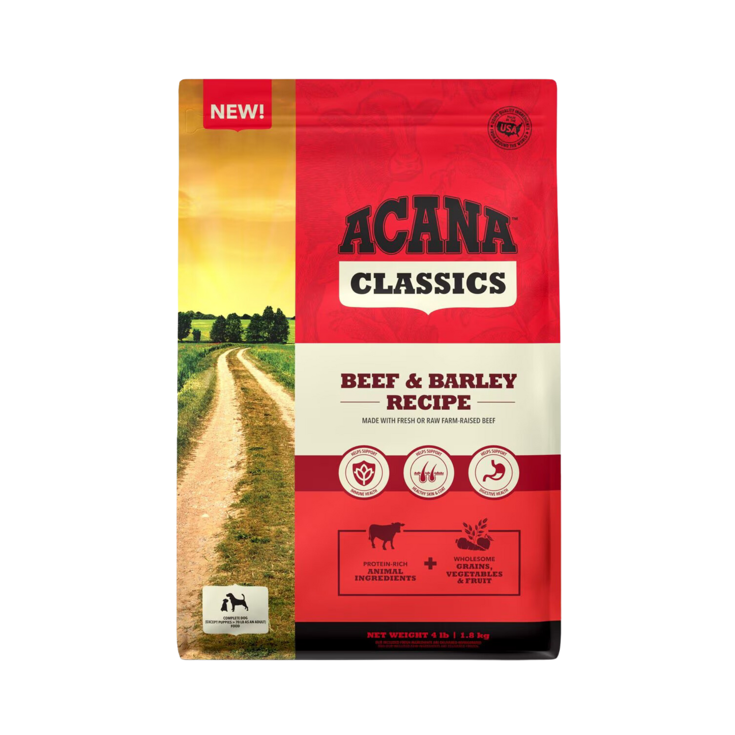 Acana Classics, Beef and Barley Recipe Dry Dog Food
