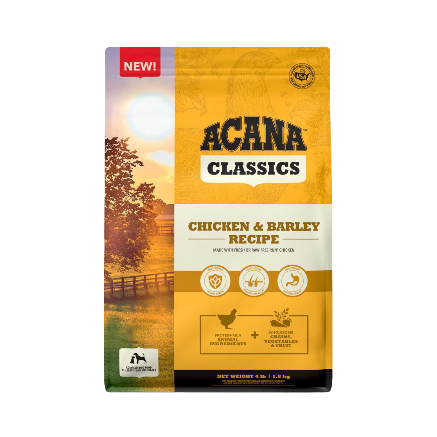Acana Classics, Chicken and Barley Recipe Dry Dog Food
