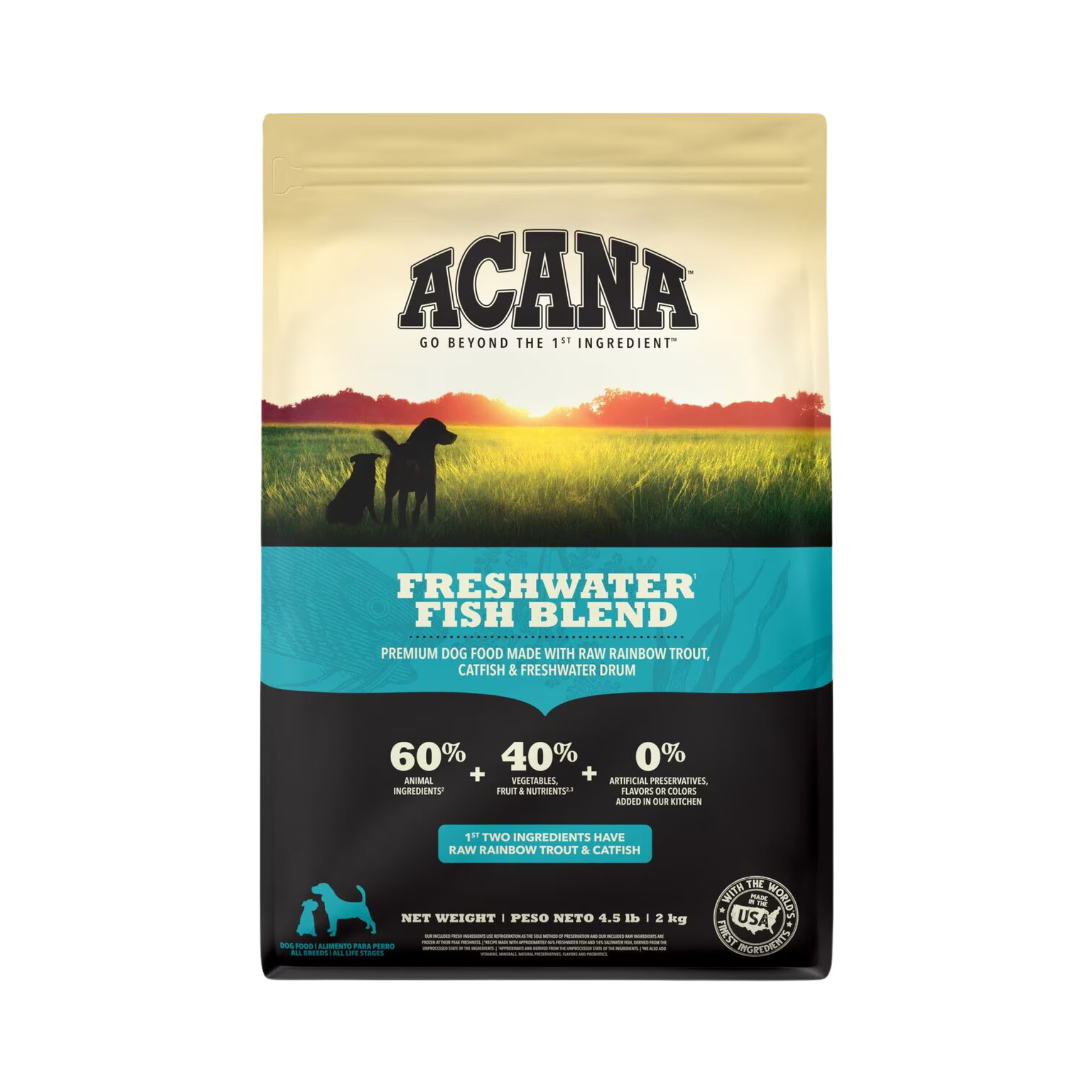 Acana Freshwater Fish Blend Dry Dog Food - Pups & Cubs Premium Pet Food