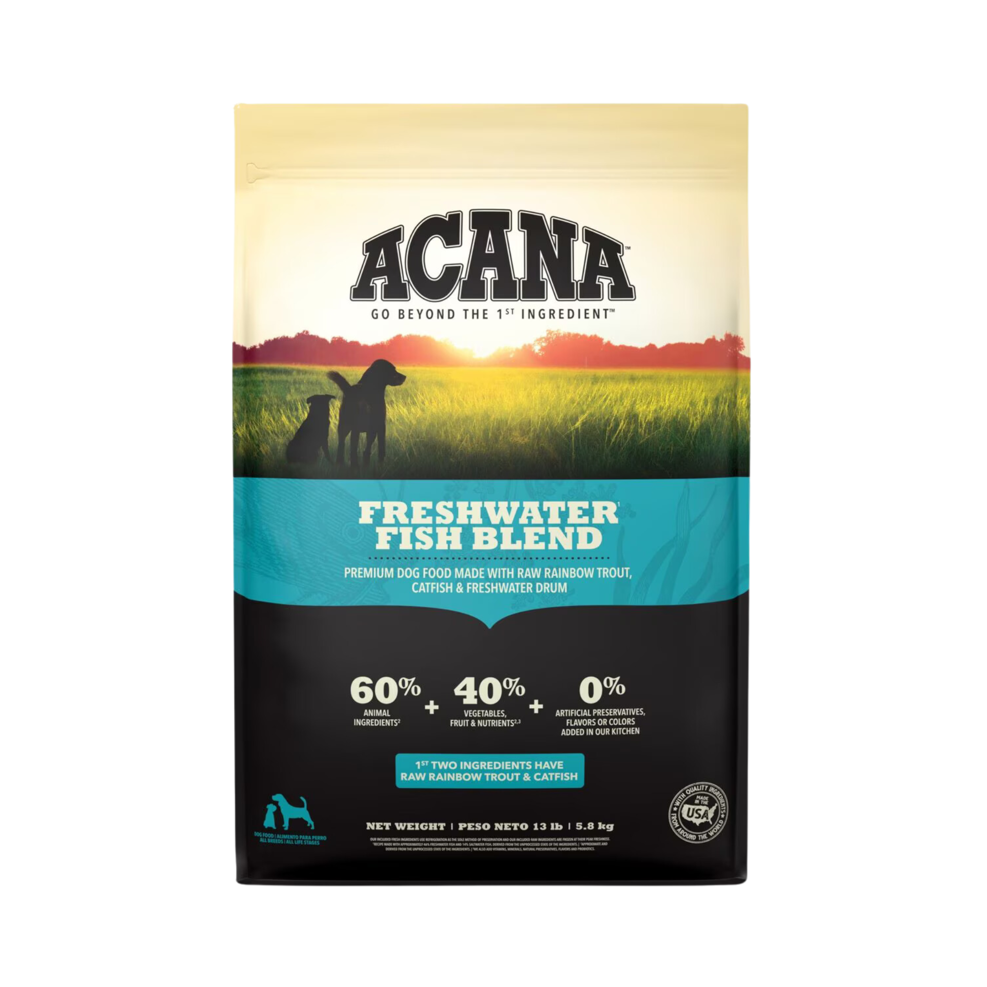 Acana Freshwater Fish Blend Dry Dog Food - Pups & Cubs Premium Pet Food