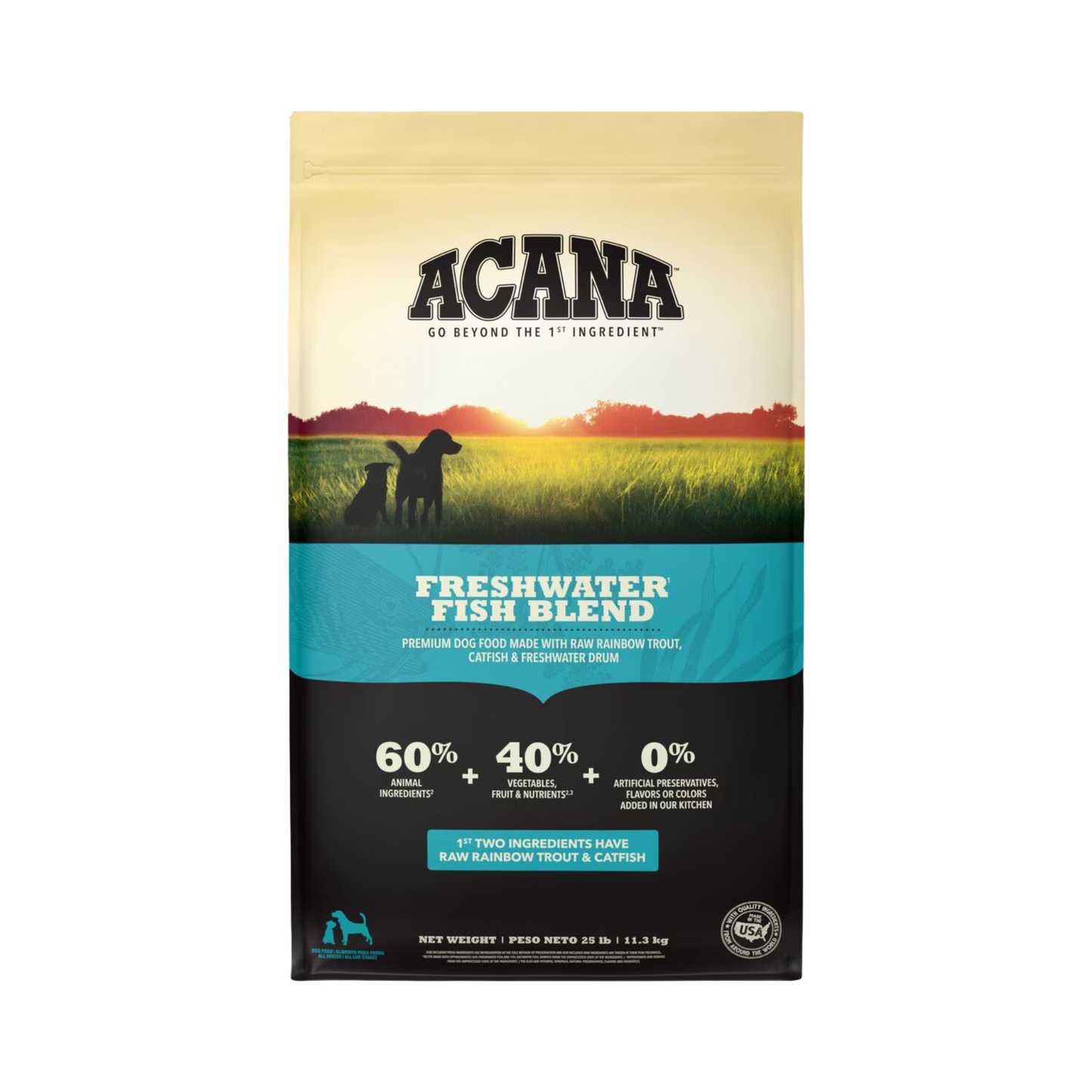 Acana Freshwater Fish Blend Dry Dog Food - Pups & Cubs Premium Pet Food