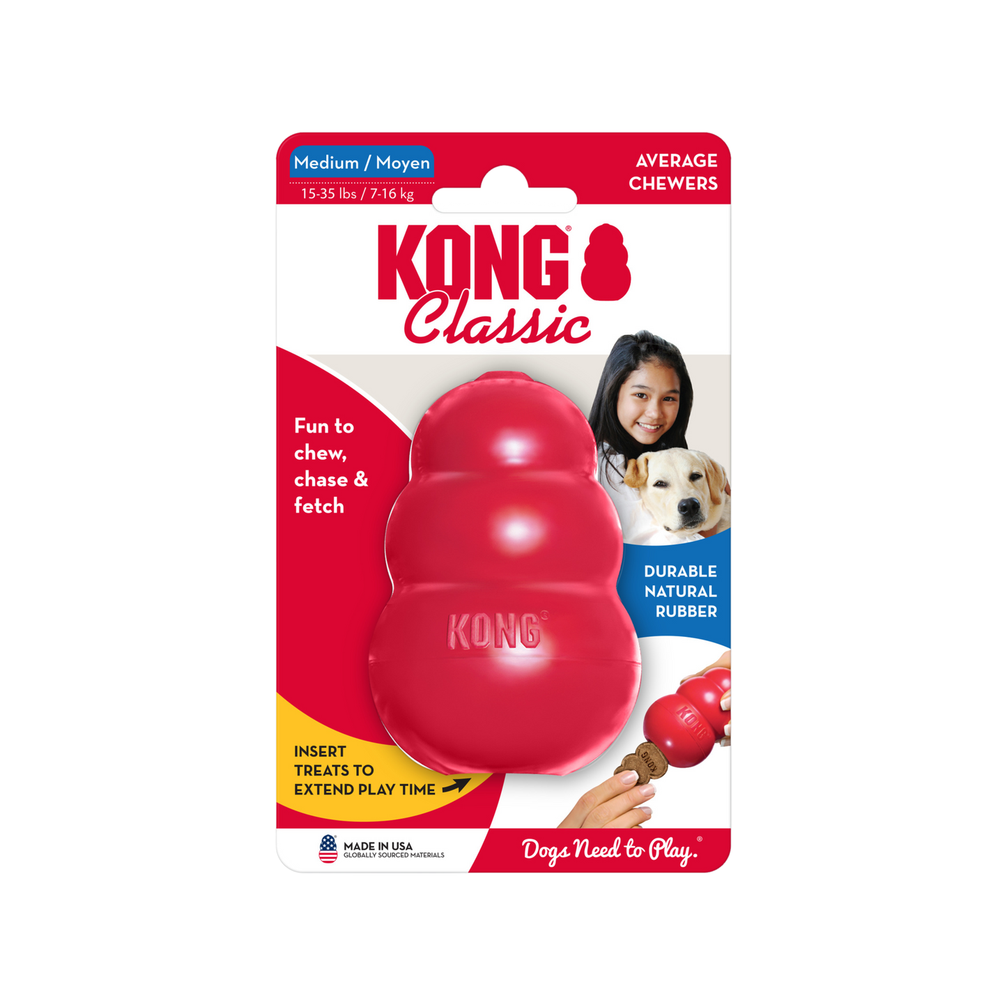 Kong Classic Treat Enrichment Toy
