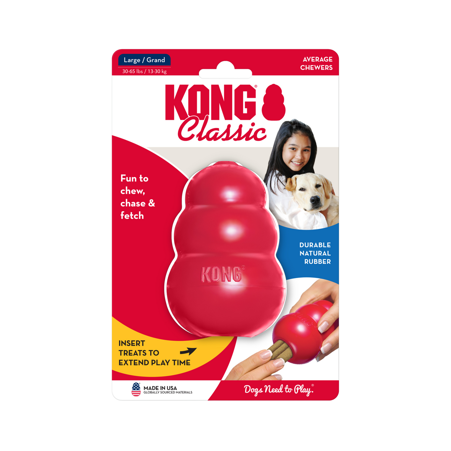 Kong Classic Treat Enrichment Toy