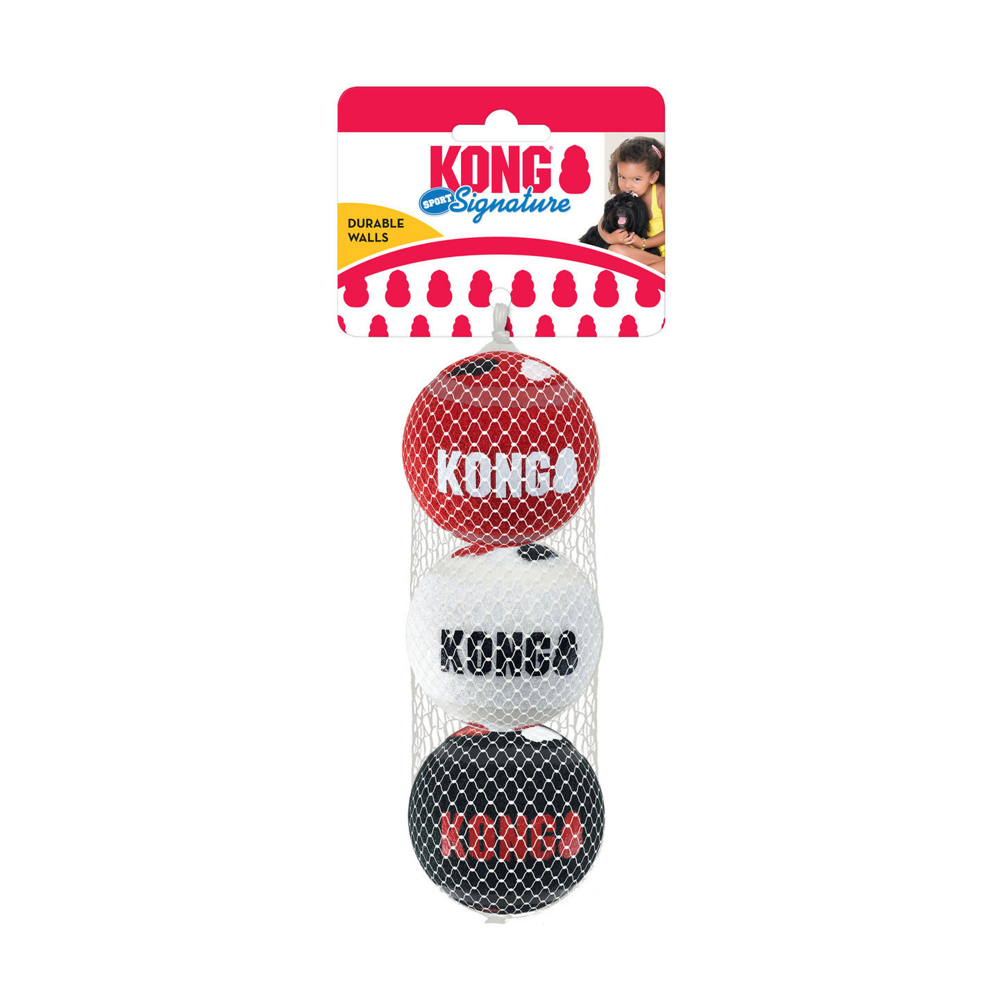 Kong Signature Sport Balls 3-pk